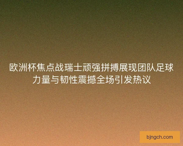 欧洲杯焦点战瑞士顽强拼搏展现团队足球力量与韧性震撼全场引发热议